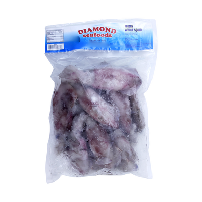 Diamond Foods Frozen Whole Squid 800g, front of pack