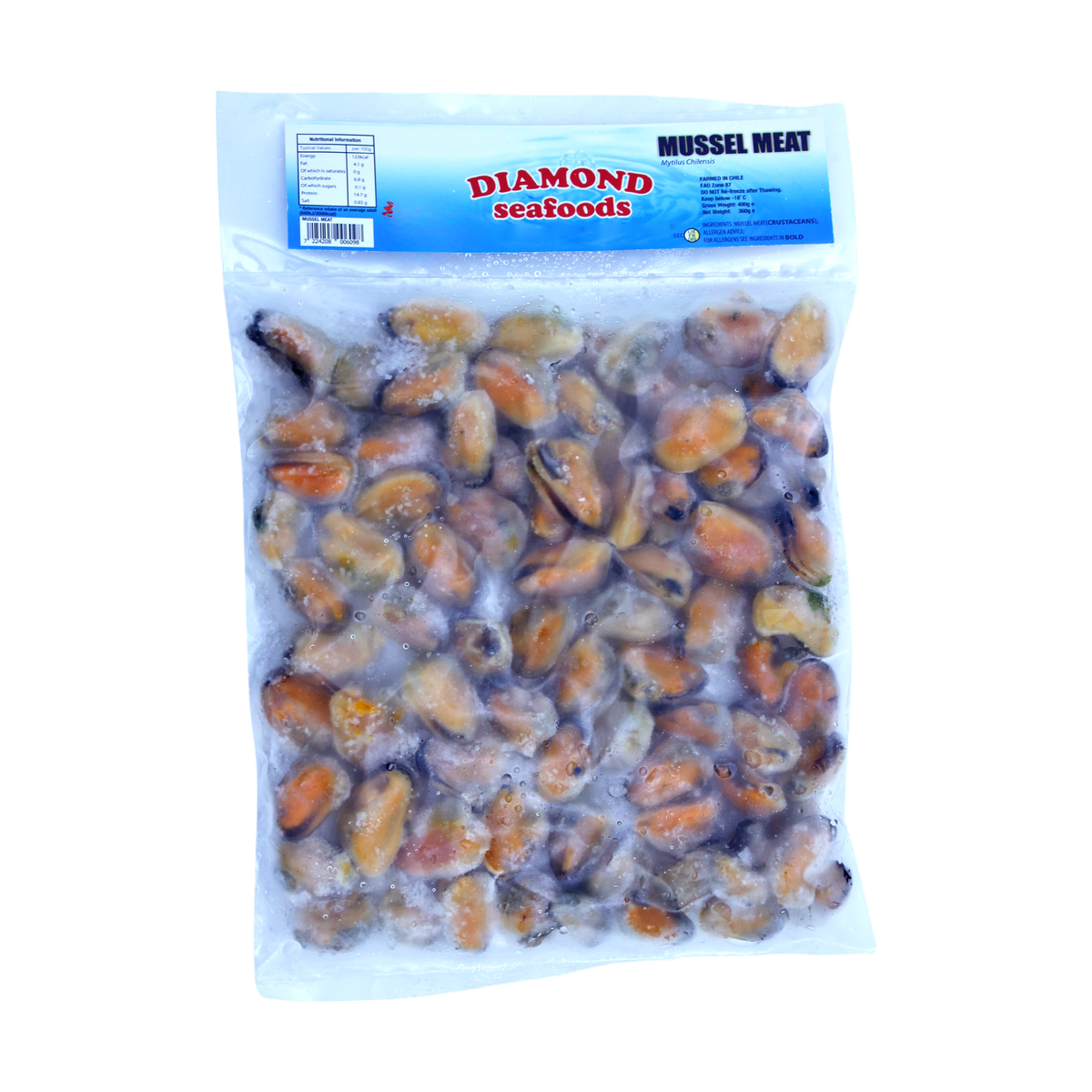 Diamond Foods Mussel Meat 360g, front of pack