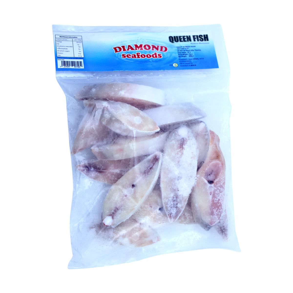 Diamond Foods Queen Fish 800g, front of pack
