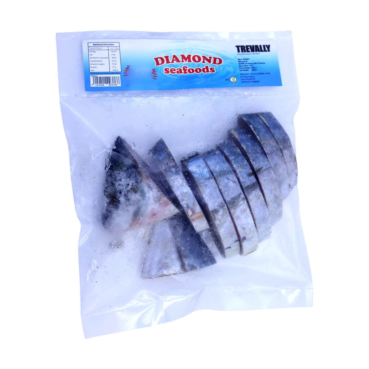 Diamond Foods Trevally 580g, front of pack