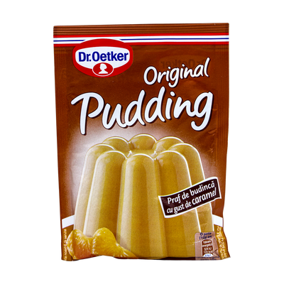 Dr. Oetker Original Pudding Caramel 40g, front of pack