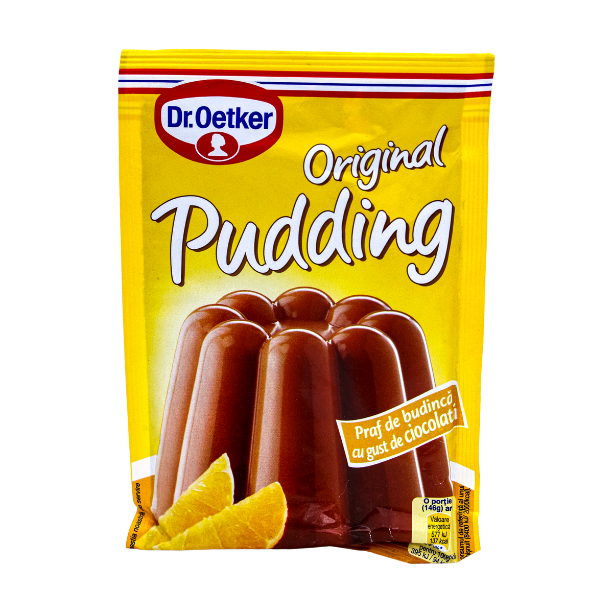 Dr. Oetker Original Pudding Chocolate 50g, front of pack