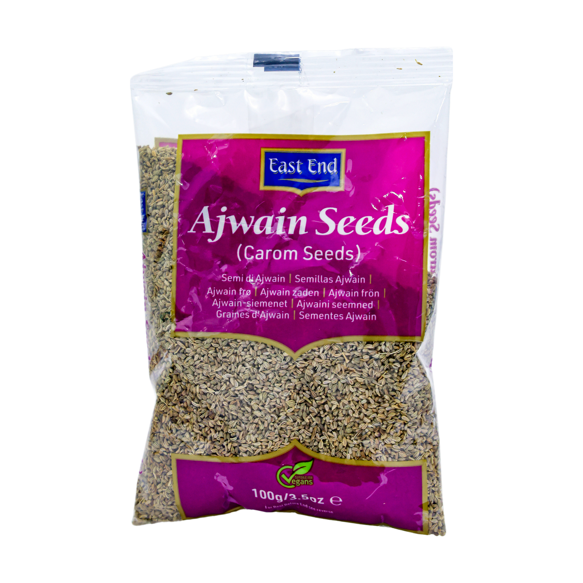 East End Ajwain Seeds 100g, front of pack