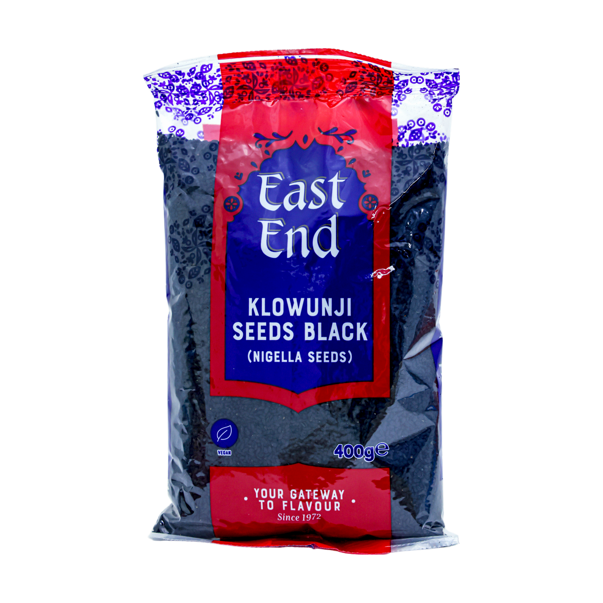 East End Klowunji Seeds Black 400g, front of pack