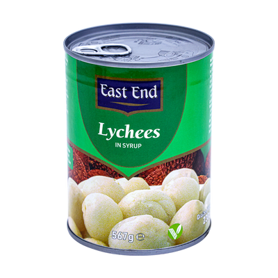 East End Lychees In Syrup 567g, front of pack