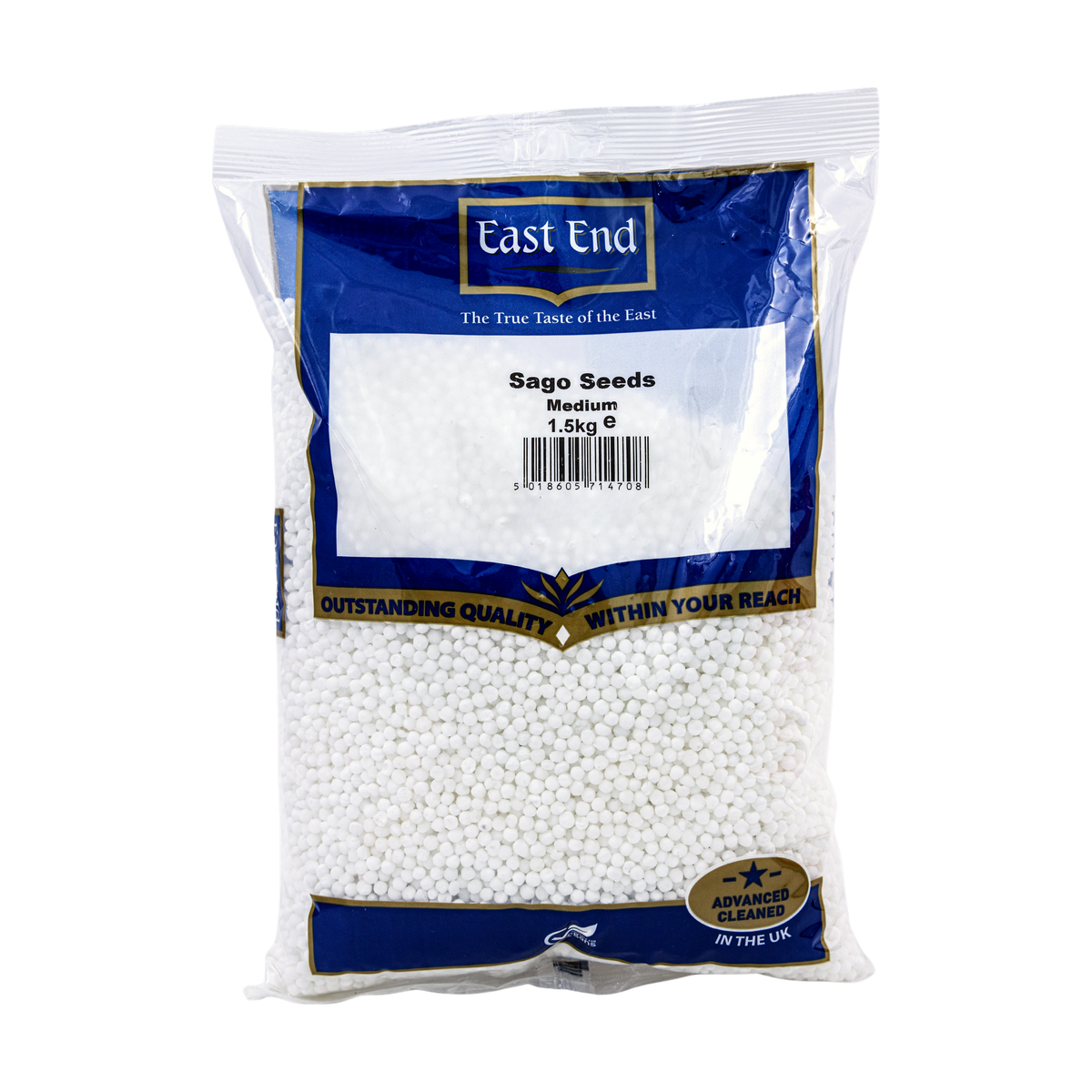 East End Sago Seeds Medium 1.5kg, front of pack