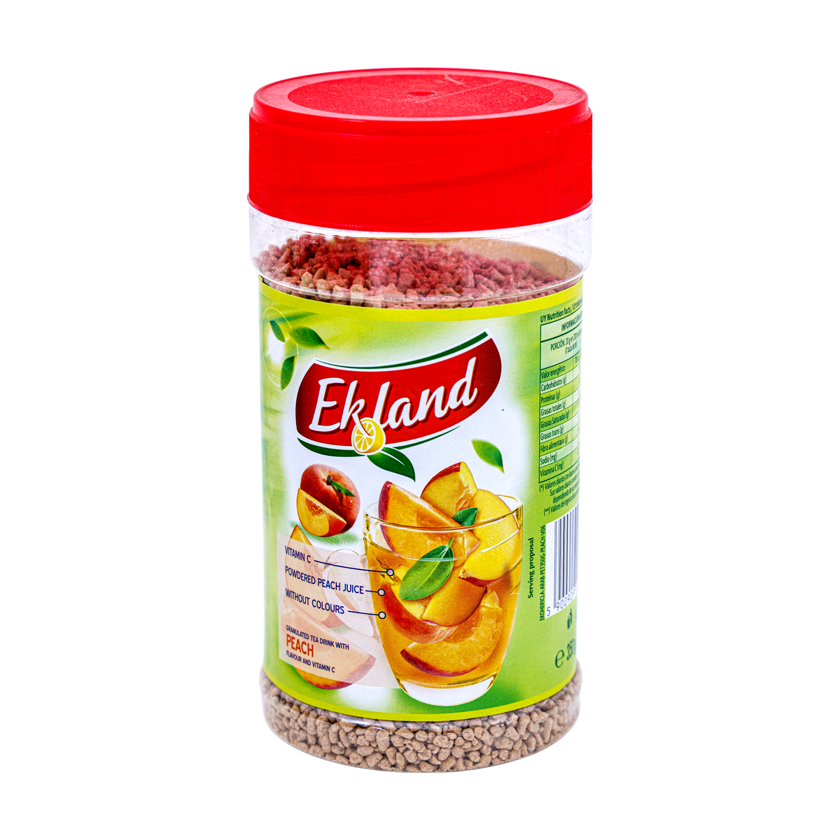 Ekland Iced Tea Peach 350g, front of pack