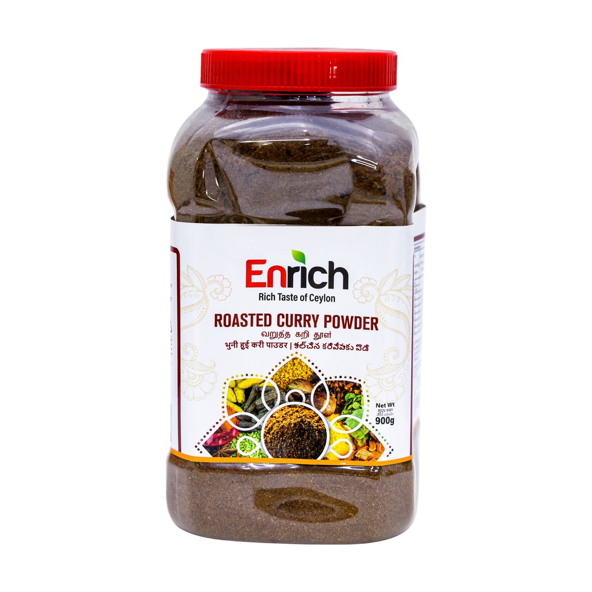 Enrich Roasted Curry Powder 900g, front of pack