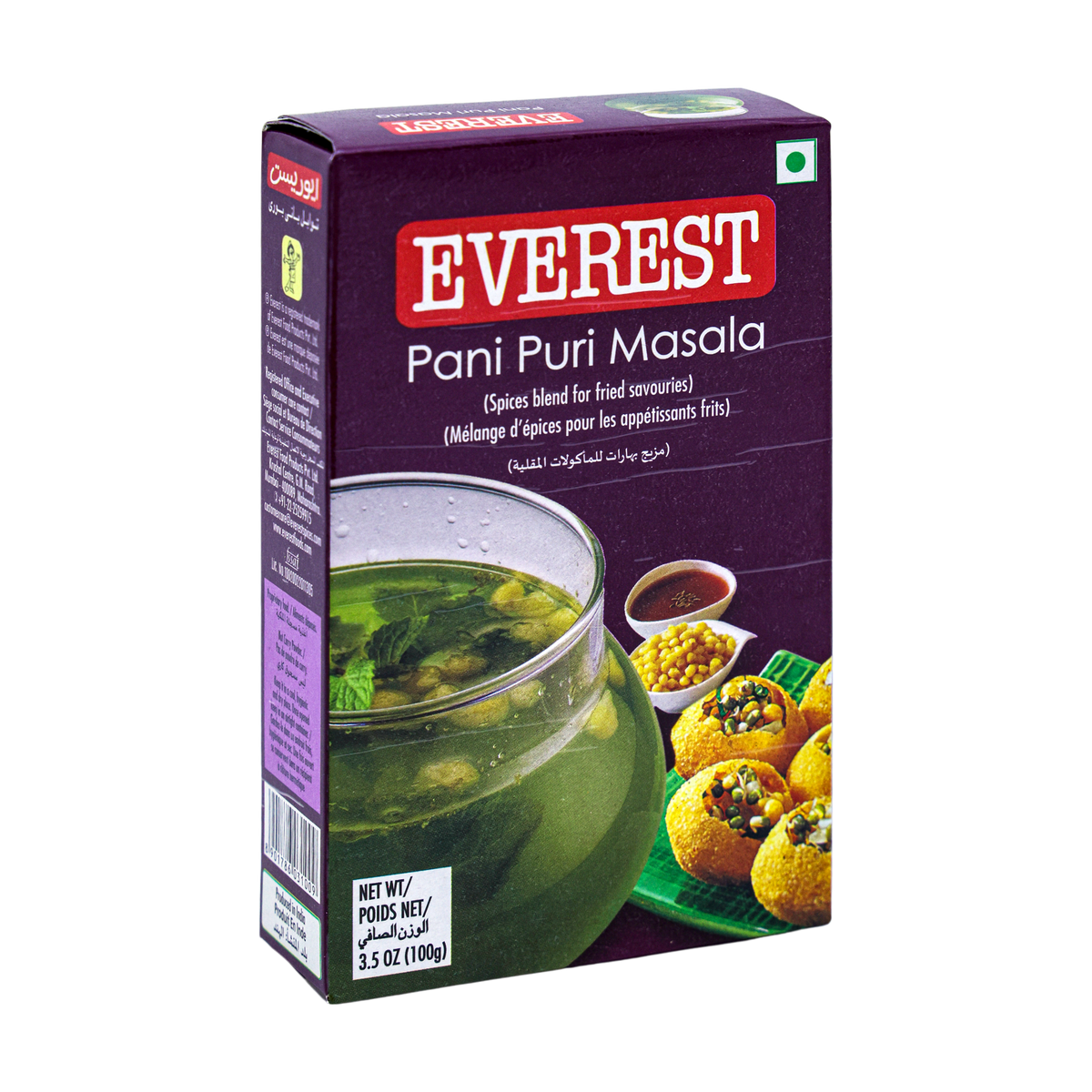 Everest Pani Puri Masala 100g, front of pack