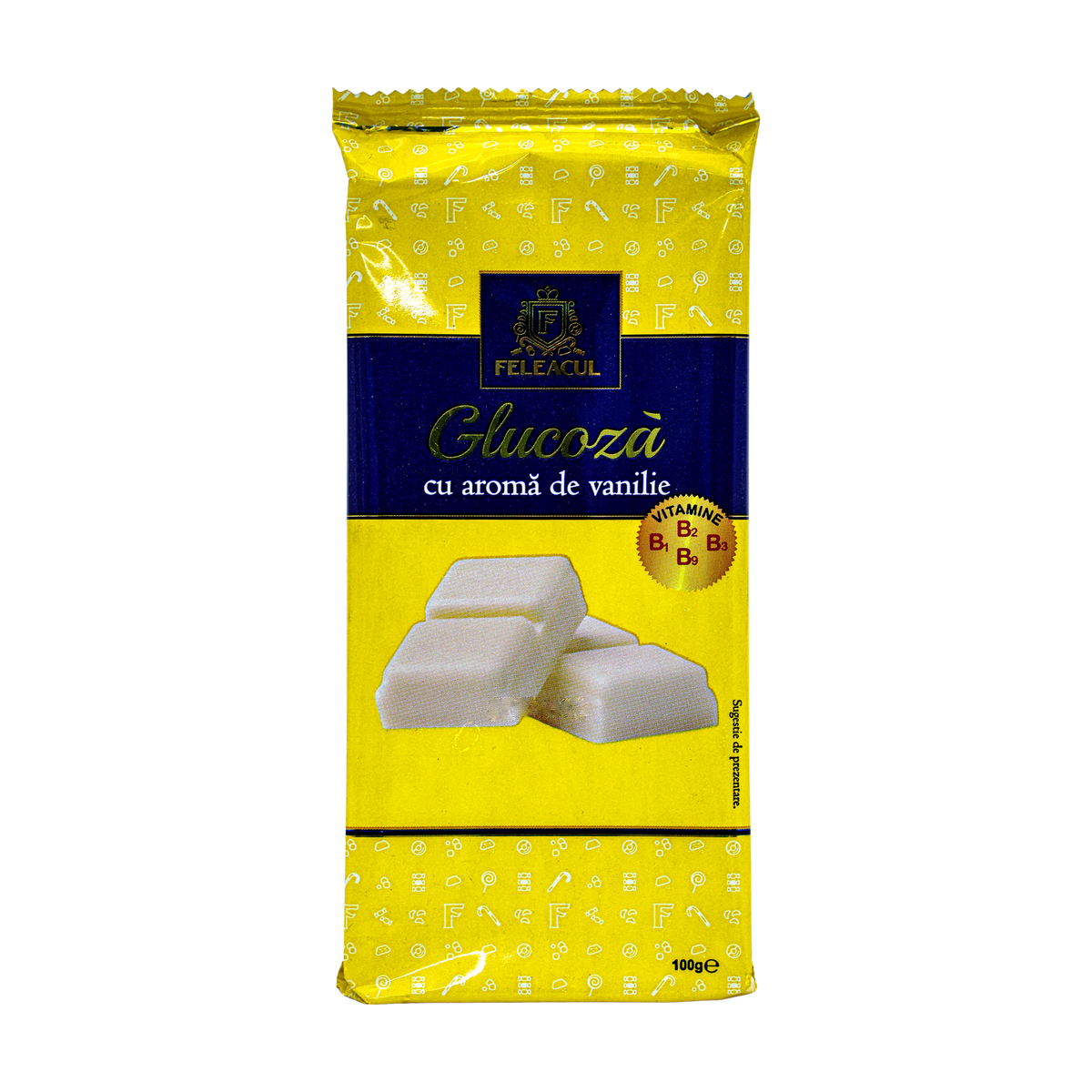 Feleacul Glucoza with Vanilla 100g, front of pack