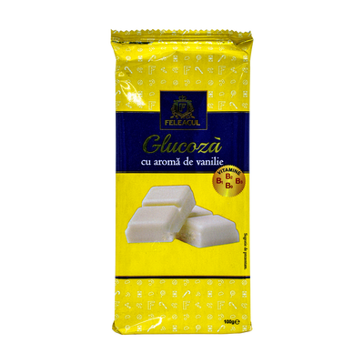 Feleacul Glucoza with Vanilla 100g, front of pack