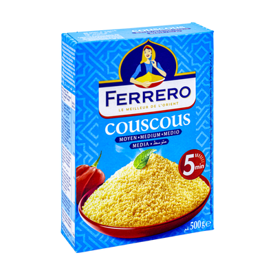 Ferrero Couscous Medium 500g, front of pack