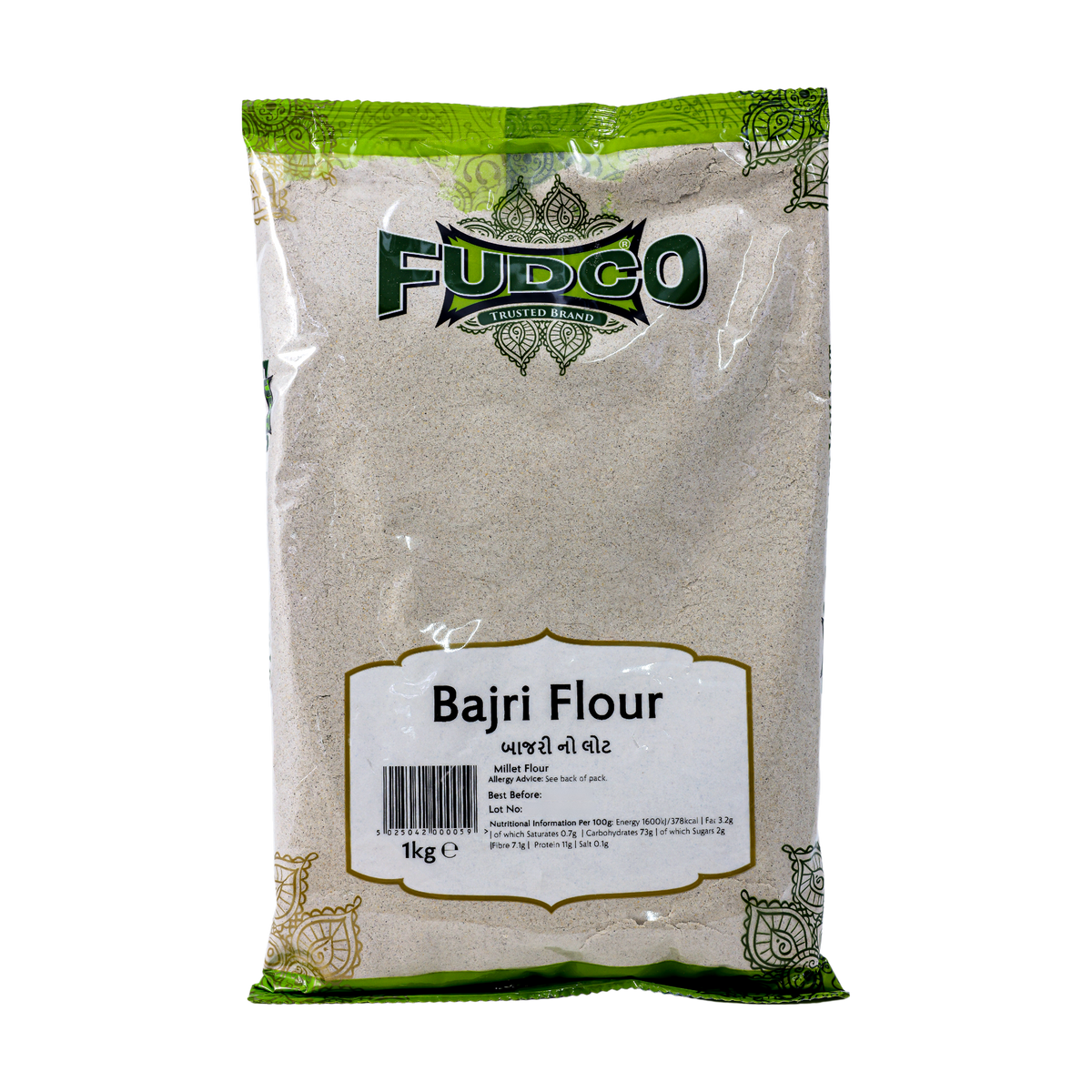 Fudco Bajri Flour 1kg, front of pack