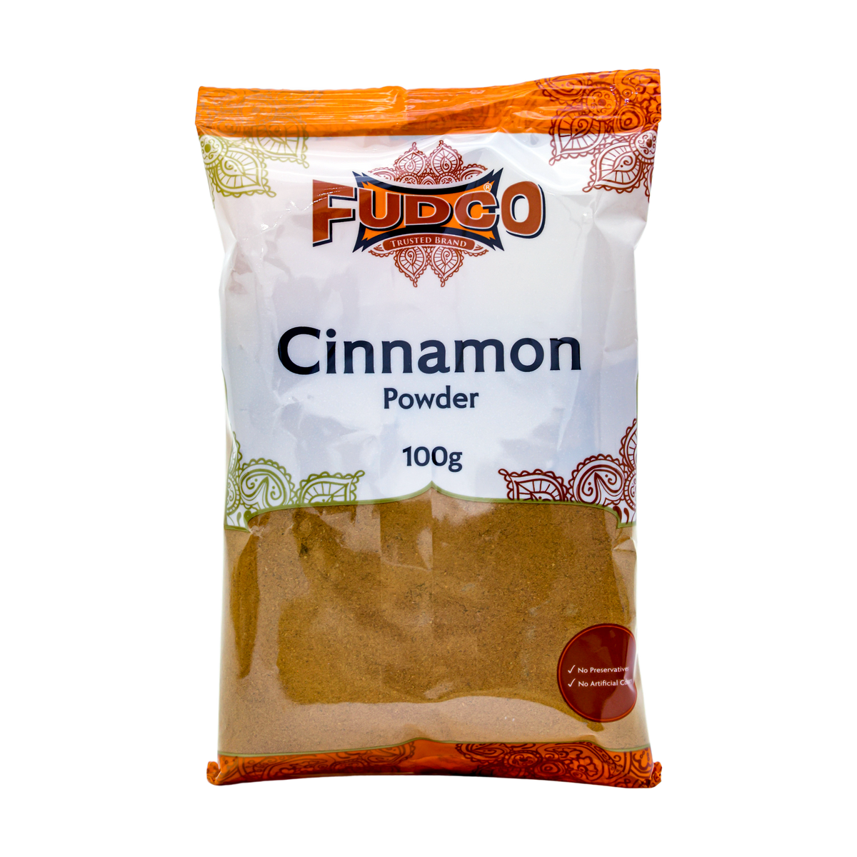 Fudco Cinnamon Powder 100g, front of pack