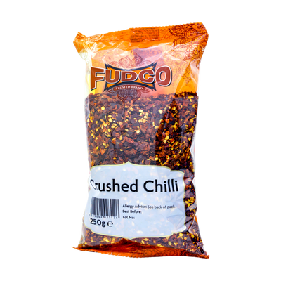 Fudco Crushed Chilli 250g, front of pack