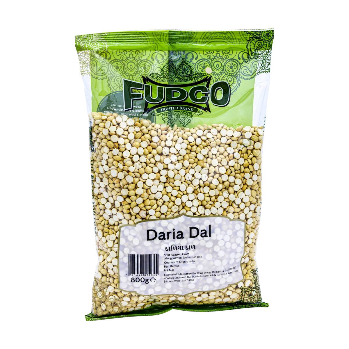 Fudco Daria Dal 800g, front of pack