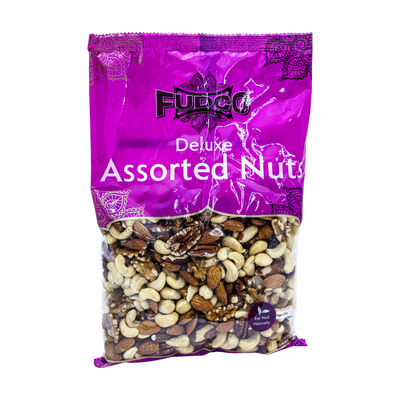Fudco Deluxe Assorted Nuts 700g, front of pack