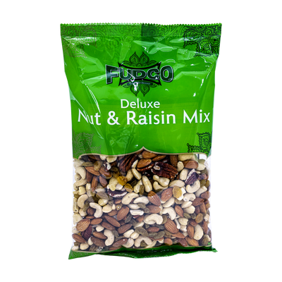 Fudco Deluxe Nut & Raisin Mix 700g, front of pack