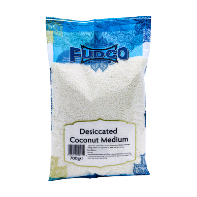 Fudco Desiccated Coconut Medium 700g, front of pack