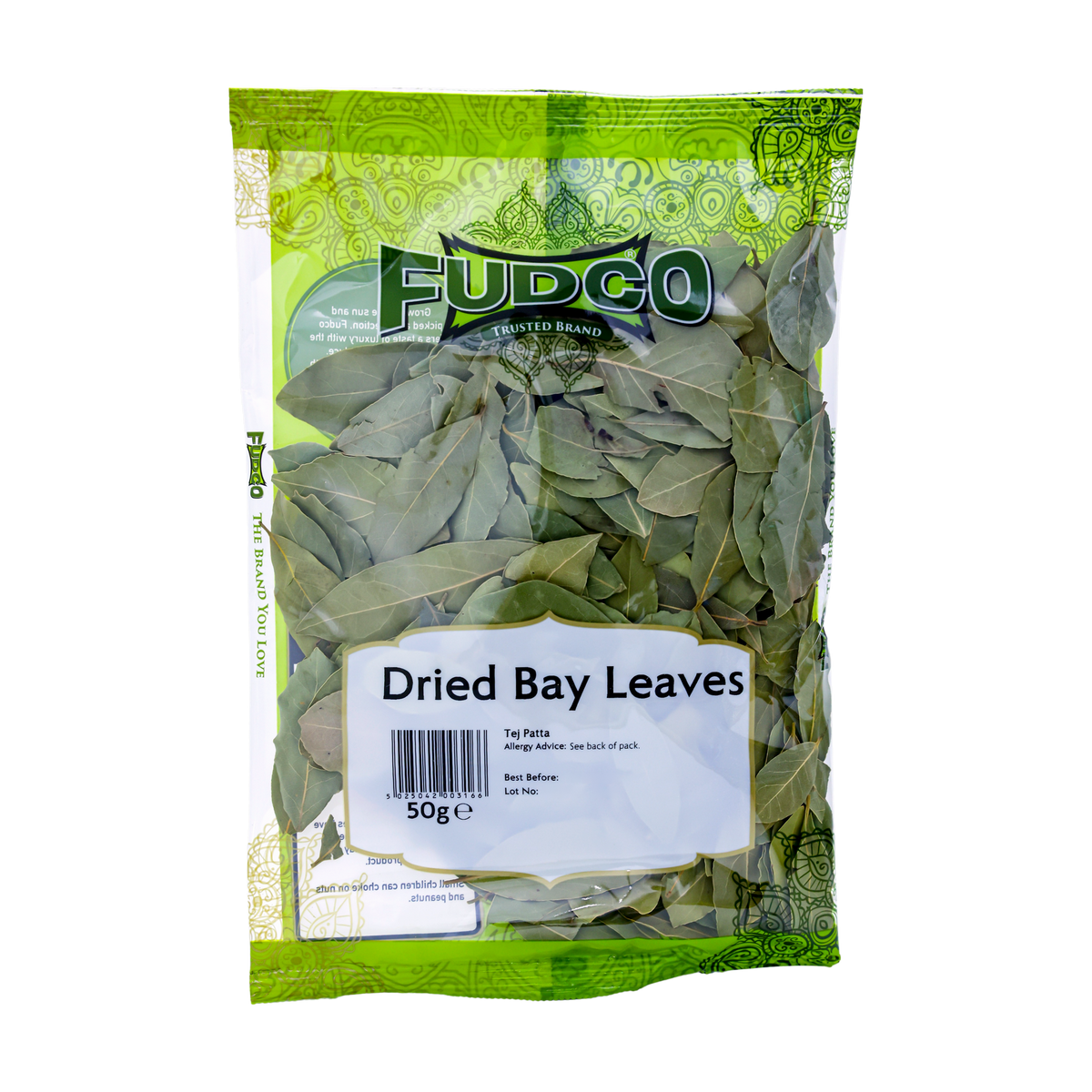 Fudco Dried Bay Leaves 50g, front of pack