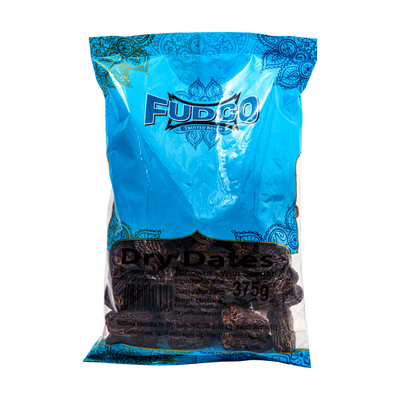 Fudco Dry Dates 375g, front of pack