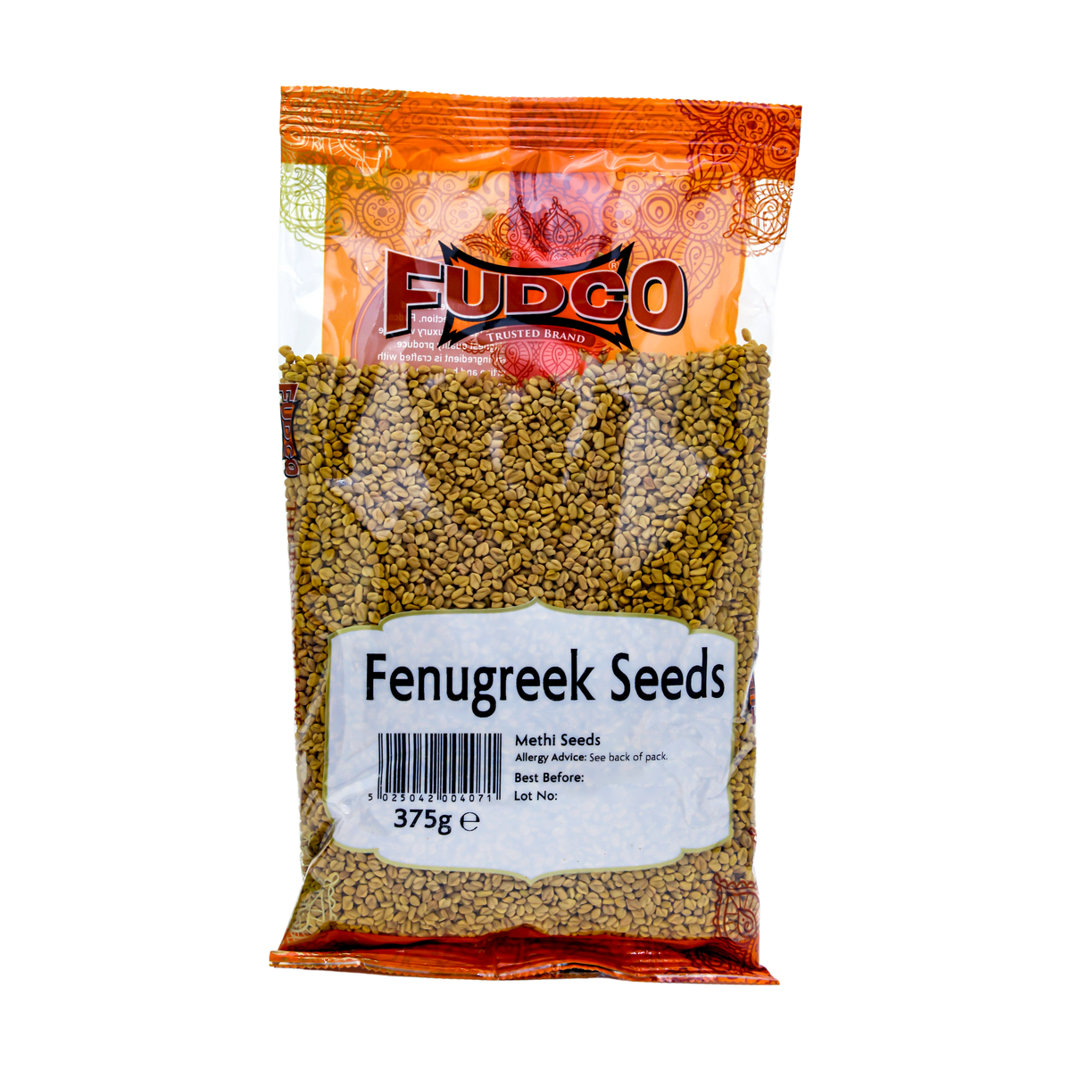 Fudco Fenugreek Seeds 375g, front of pack
