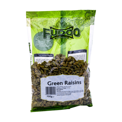 Fudco Green Raisins 700g, front of pack