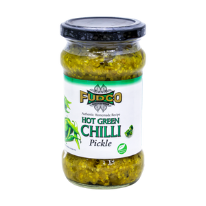 Fudco Hot Green Chilli Pickle 283g