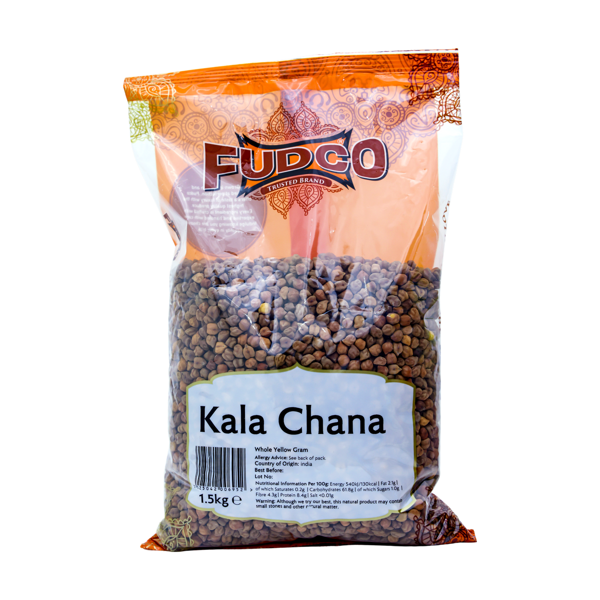 Fudco Kala Chana 1.5kg, front of pack