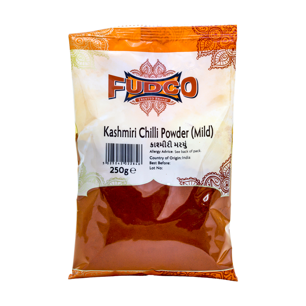 Fudco Kashmiri Chilli Powder (Mild) 250g, front of pack