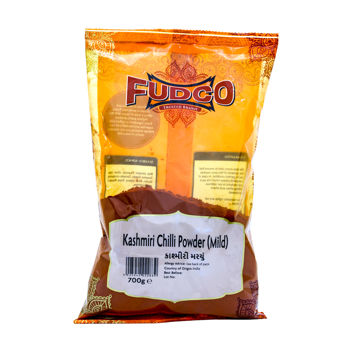 Fudco Kashmiri Chilli Powder (Mild) 700g, front of pack