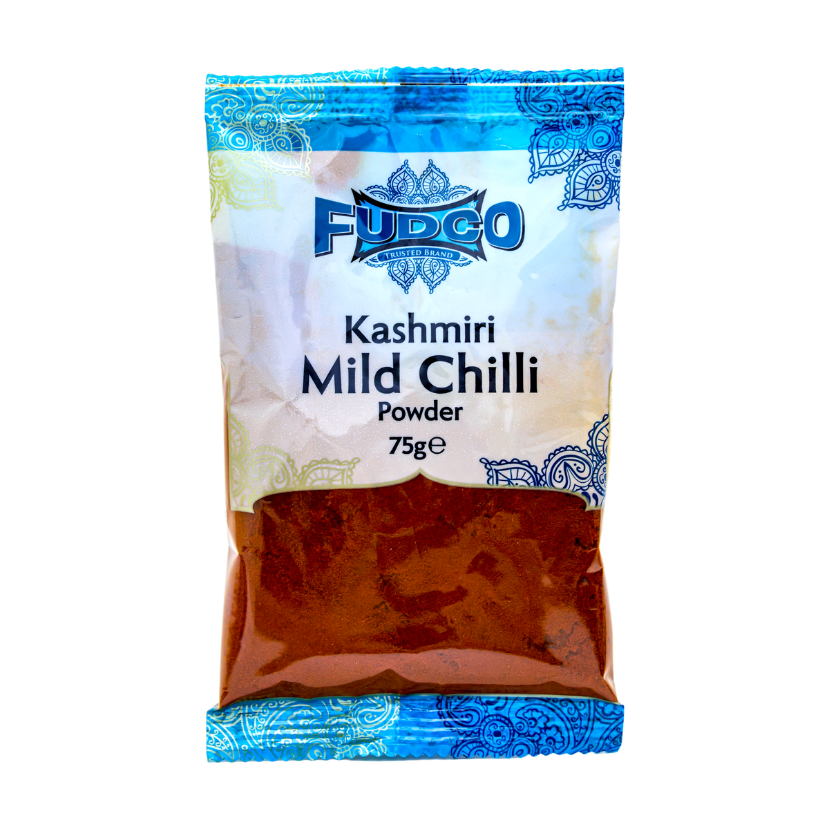 Fudco Kashmiri Mild Chilli Powder 75g, front of pack