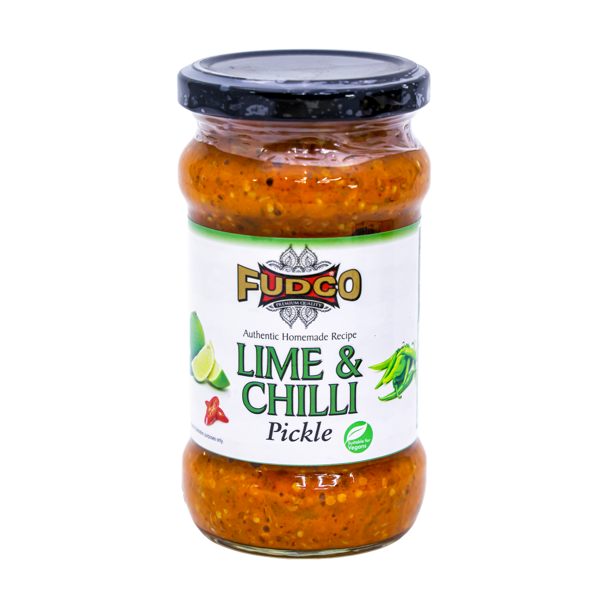 Fudco Lime & Chilli Pickle 300g, front of pack