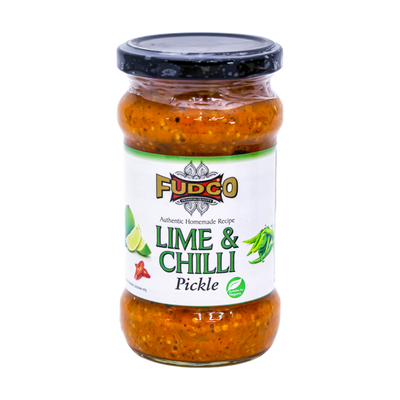 Fudco Lime & Chilli Pickle 300g, front of pack
