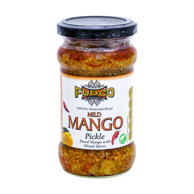 Fudco Mild Mango Pickle 300g, front of pack