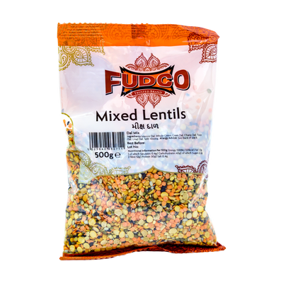 Fudco Mixed Lentils 500g, front of pack