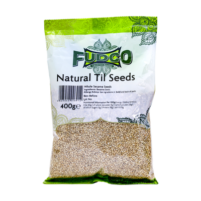 Fudco Natural Til Seeds 400g, front of pack