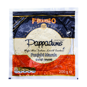Fudco Pappadums Punjabi Masala 200g