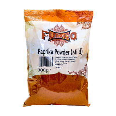 Fudco Paprika Powder Mild 300g, front of pack