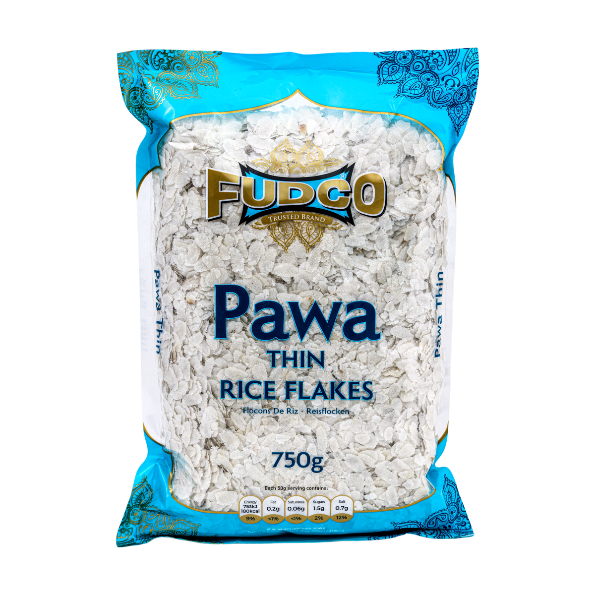 Fudco Pawa Thin Rice Flakes 750g, front of pack