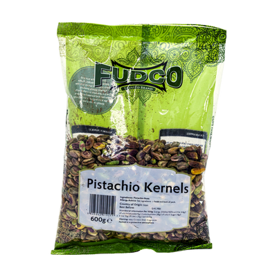 Fudco Pistachio Kernels 600g, front of pack