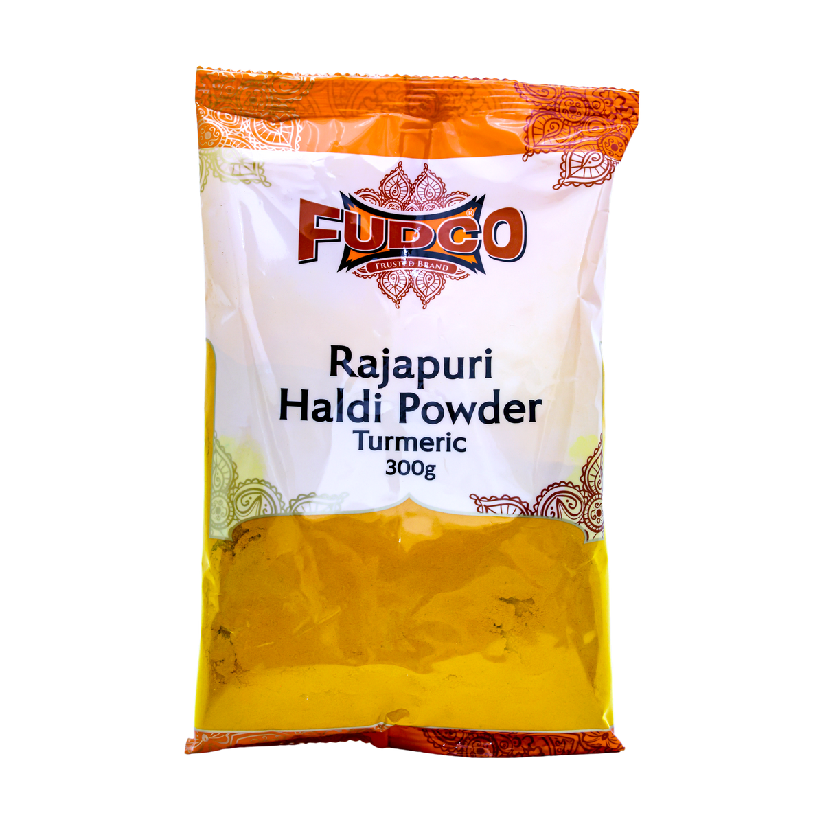 Fudco Rajapuri Haldi Powder 300g, front of pack