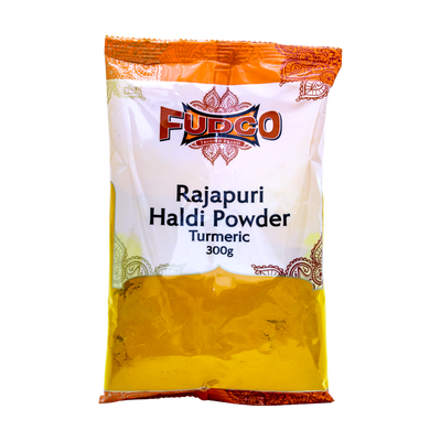Fudco Rajapuri Haldi Powder 300g, front of pack