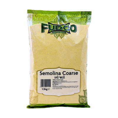 Fudco Semolina Coarse 1.5kg, front of pack