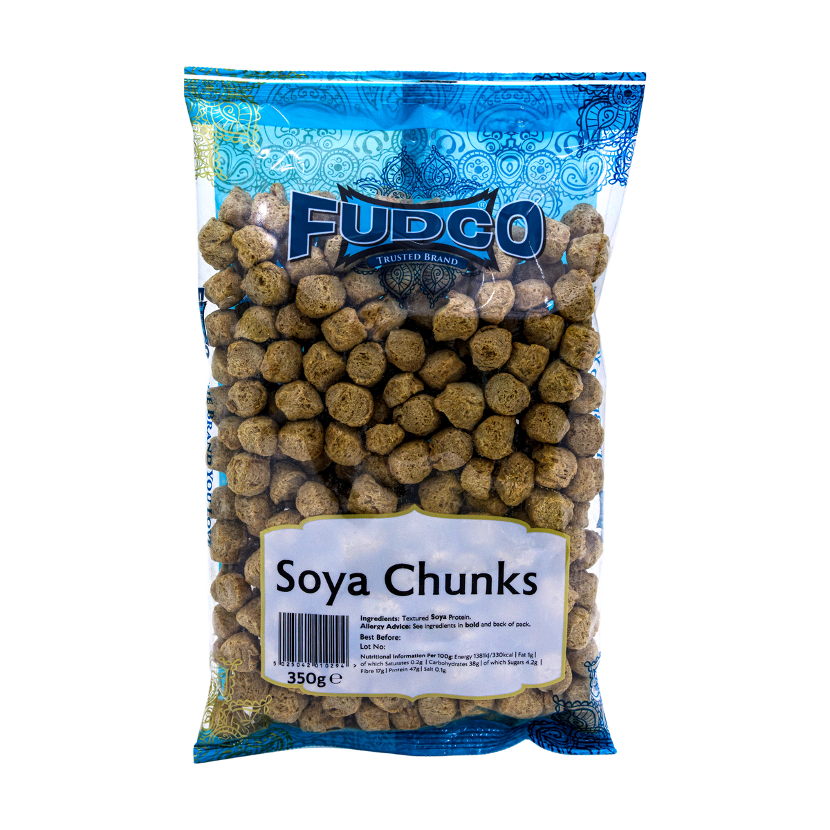 Fudco Soya Chunks 350g, front of pack