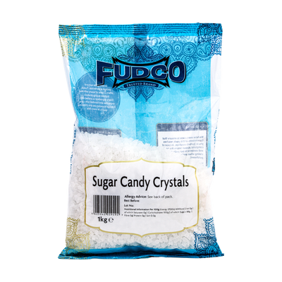 Fudco Sugar Candy Crystals 1kg, front of pack