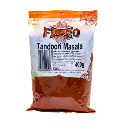 Fudco Tandoori Masala 400g, front of pack