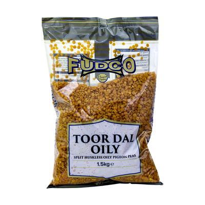 Fudco Toor Dal Oily 1.5kg, front of pack