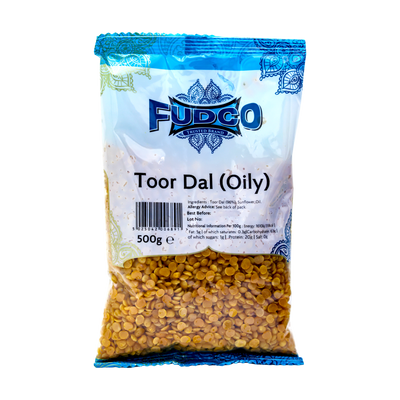 Fudco Toor Dal (Oily) 500g, front of pack