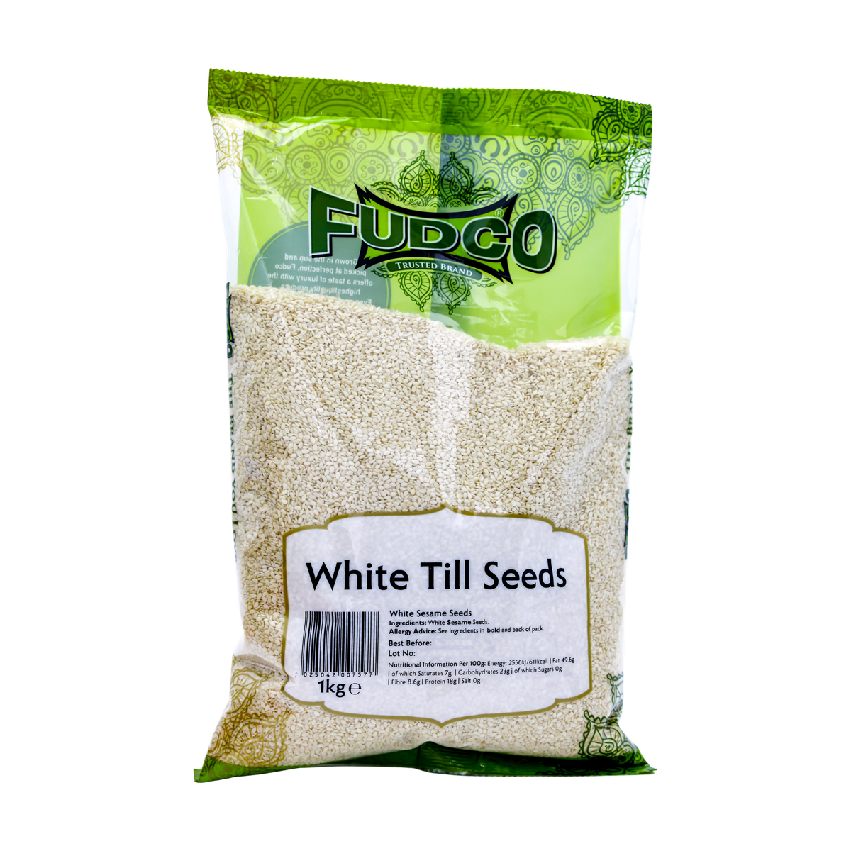 Fudco White Till Seeds 1kg, front of pack